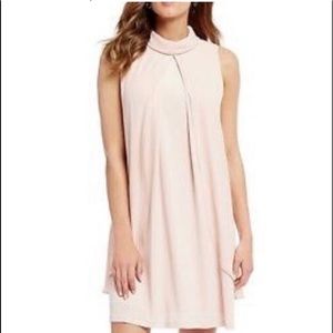 Ivanka Trump Blush Mock Neck Trapeze Dress New with tags